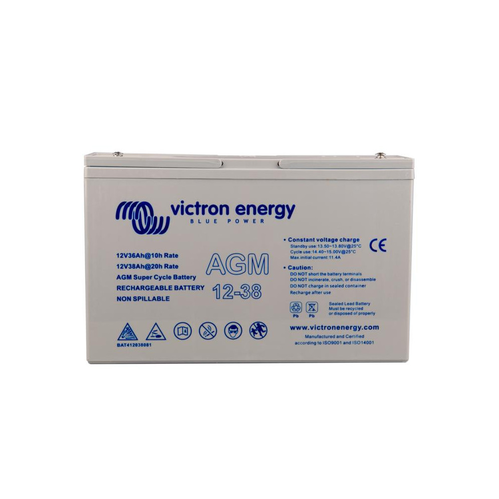 Solární baterie Victron Energy AGM Super Cycle 38Ah Solární baterie Victron Energy AGM Super Cycle 38Ah