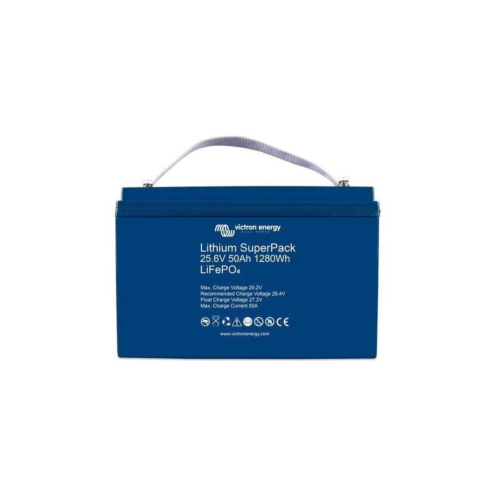 Victron Energy LiFePO baterie 25,6V/50Ah Lithium SuperPack Victron Energy LiFePO baterie 25,6V/50Ah Lithium SuperPack