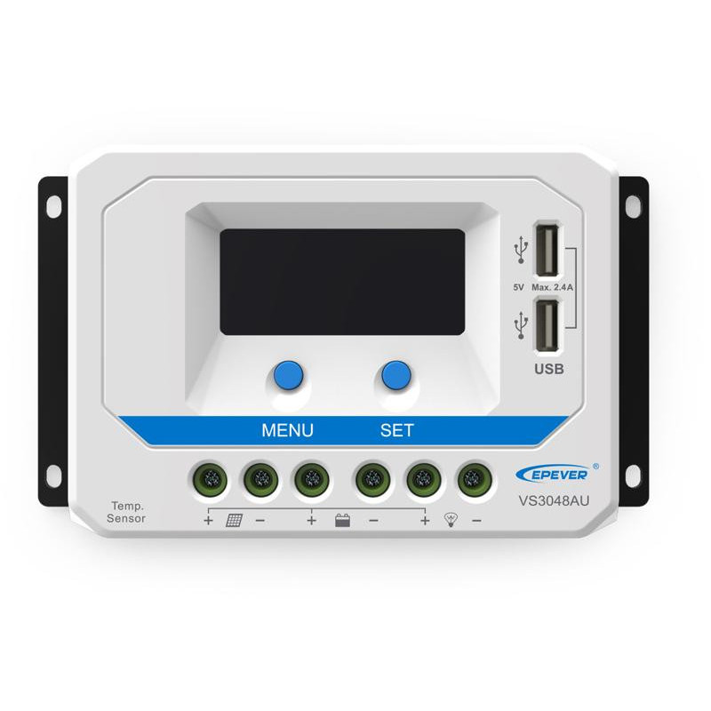 PWM solární regulátor EPever 30A 12/24V s LCD displejem série VS PWM solární regulátor EPever 30A 12/24V s LCD displejem série VS
