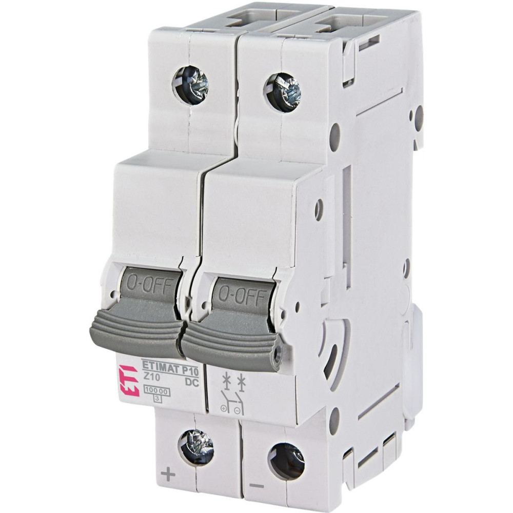 DC jistič 10A 2-pólový DC jistič 10A 2-pólový