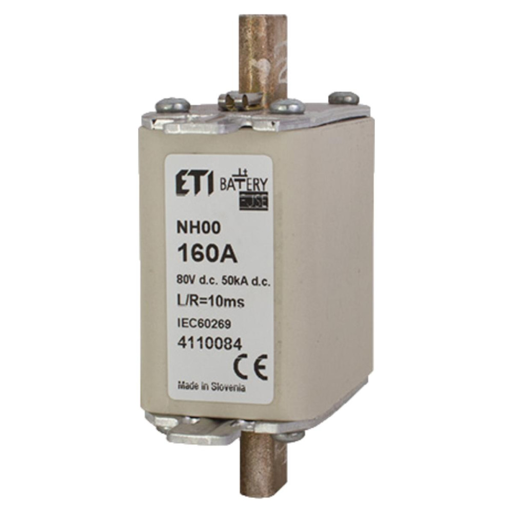 Nožová pojistka DC M00 gBat 160A/80V DC Nožová pojistka DC M00 gBat 160A/80V DC