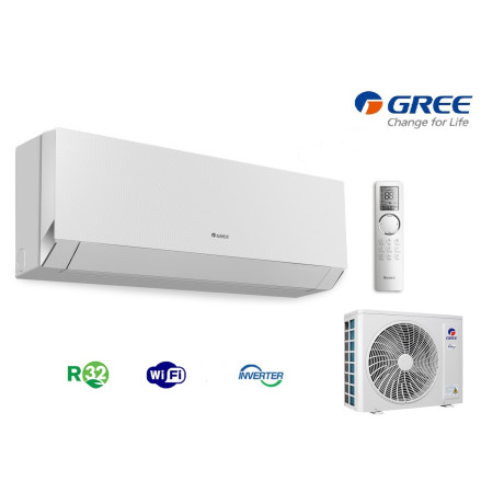 Gree Pular 12 + wifi , Split-Wandklimagerät-einschließlich Installation
