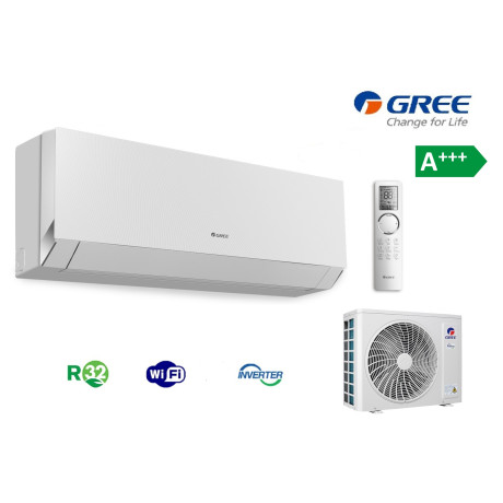 Gree Clivia 9 + wifi , Split-Wandklimagerät-einschließlich Installation
