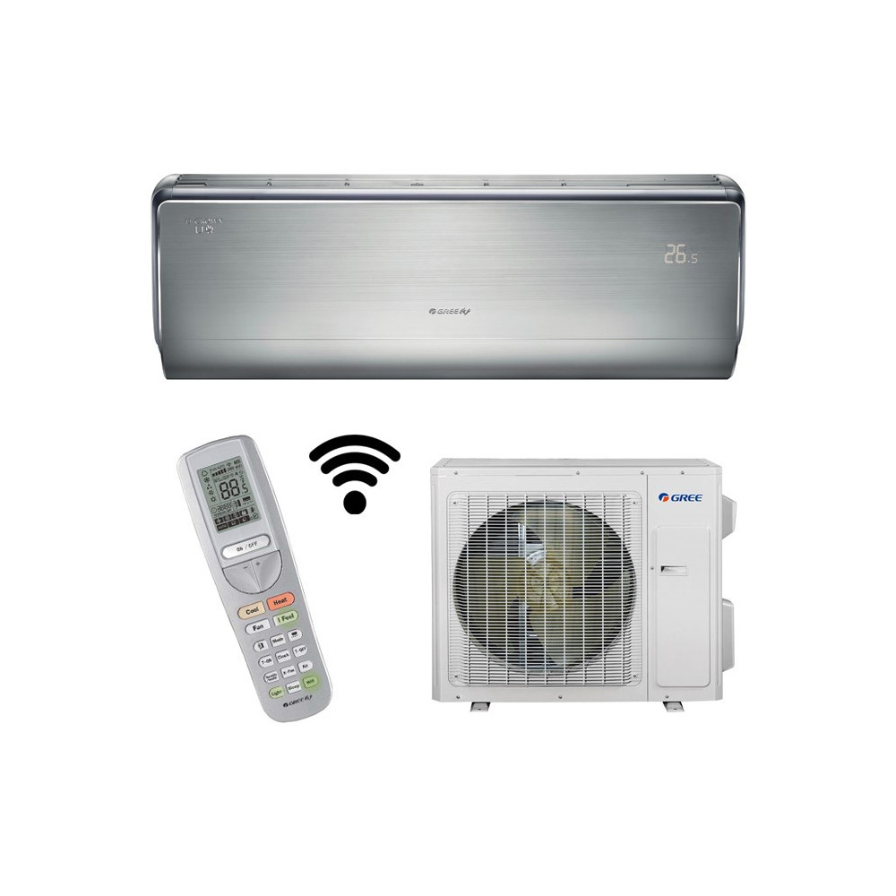 Set Gree U-Crown 12 Silver + wifi , Split-Wandklimagerät Set Gree U-Crown 12 Silver + wifi , Split-Wandklimagerät