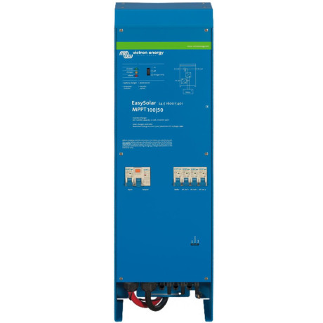 Hybridní solární jednotka EasySolar 1600VA/24V s AC jističi