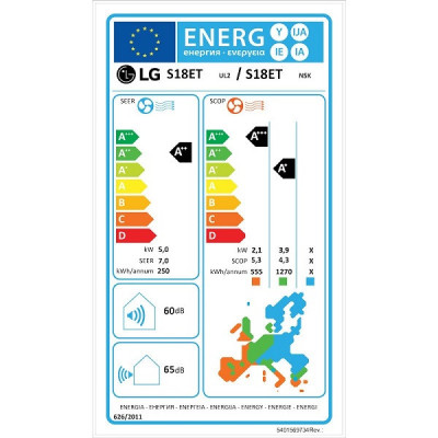 LG Standart S18ET Plus + wifi , Split-Wandklimagerät - inklusive Installation