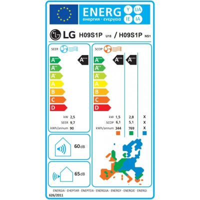 Set LG Dualcool Premium 9K + wifi , Split-Wandklimagerät