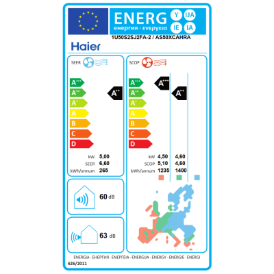 Set Expert 50 bílá + wifi , splitová nástěnná klimatizace