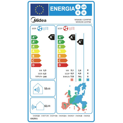 Set Xtreme Save Pro Split 12 + wifi , splitová nástěnná klimatizace