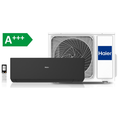Set Flexis Plus 25 schwarz + wifi , Split-Wandklimagerät - inklusive Installation