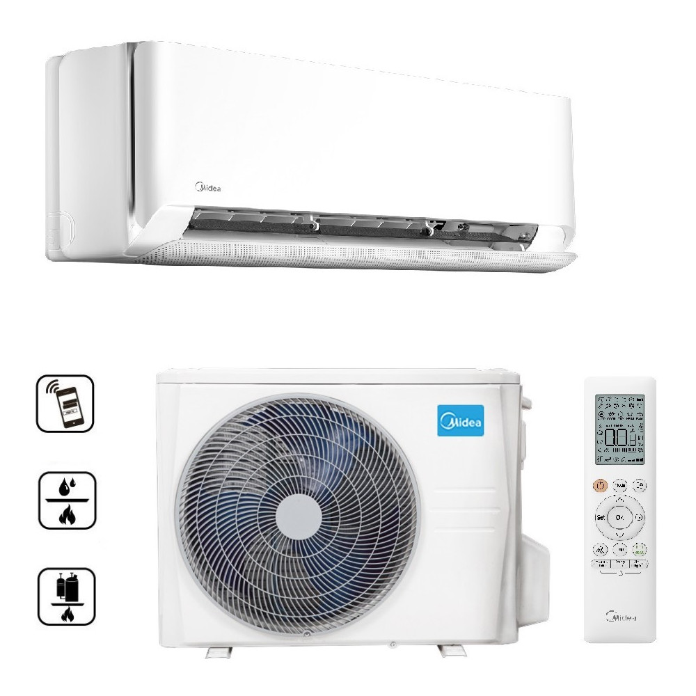 Set Breezeless E Split 24 + wifi, Split-Wandklimagerät - einschließlich Installation Set Breezeless E Split 24 + wifi, Split-Wandklimagerät - einschließlich Installation