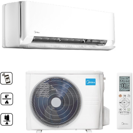 Set Breezeless E Split 24 + wifi, Split-Wandklimagerät - einschließlich Installation