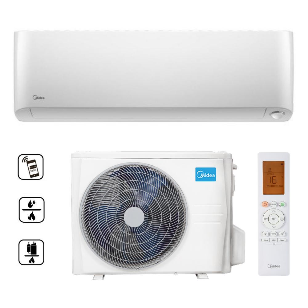 Set Oasis Plus Split 12 + wifi , Split-Wandklimagerät - einschließlich Installation Set Oasis Plus Split 12 + wifi , Split-Wandklimagerät - einschließlich Installation