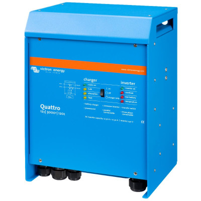 Měnič/nabíječ Victron Energy Quattro 12V/3000VA/120A-50A/30A