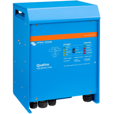 Měnič/nabíječ Victron Energy Quattro 12V/3000VA/120A-50A/30A