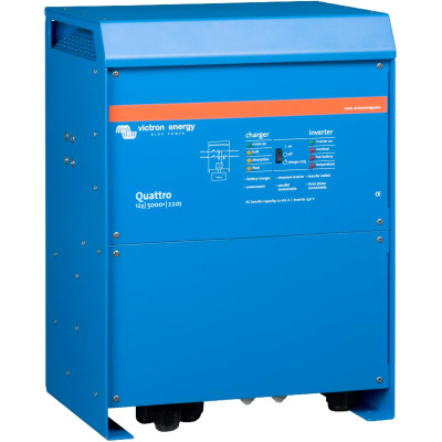Měnič/nabíječ Victron Energy Quattro 12V/5000VA/220A-100A/100A