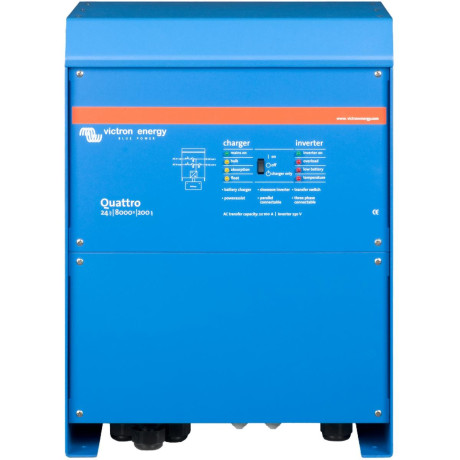 Měnič/nabíječ Victron Energy Quattro 24V/8000VA/200A-100A/100A