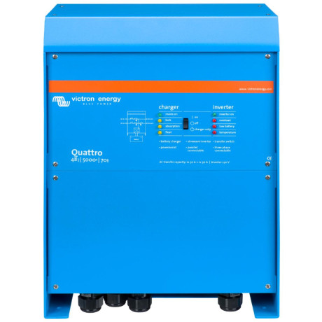 Měnič/nabíječ Victron Energy Quattro 48V/5000VA/70A-100A/100A