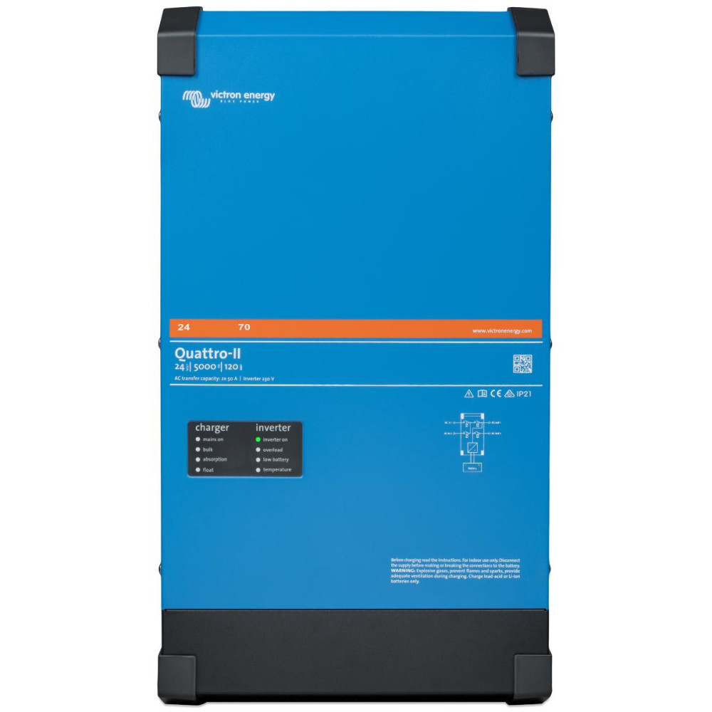 Měnič/nabíječ Victron Energy Quattro-II 24/5000/120-50/50 230V Měnič/nabíječ Victron Energy Quattro-II 24/5000/120-50/50 230V